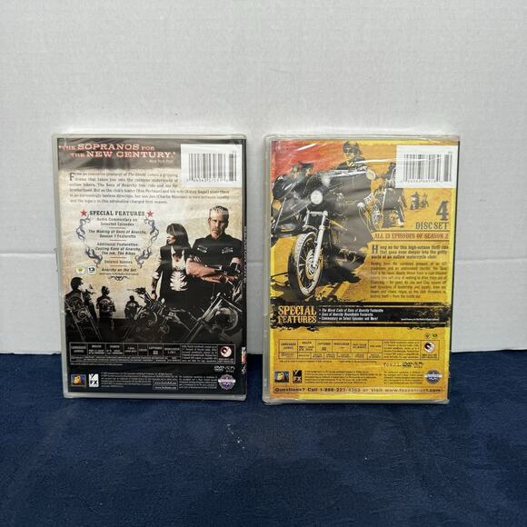 Sons of Anarchy: Complete Seasons 1 and 2 (New-Factory Sealed) DVD Box Set - Picture 2 of 3